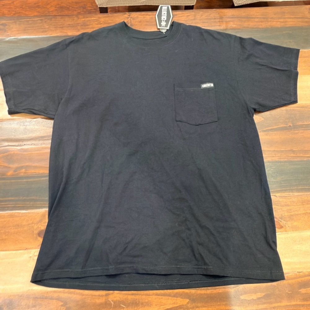 Calcutta Original Logo Short Sleeve T-shirts Black